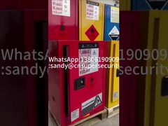 Drum Vertikal Lemari penyimpanan mudah terbakar berbahaya sepenuhnya dilas, 60 galon