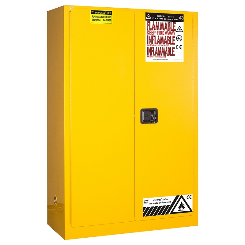 Blog perusahaan terbaru tentang Satu kebakaran bisa mematikan fasilitas Anda Apakah penyimpanan mudah terbakar 45 galon Anda benar-benar sesuai dengan NFPA 30?