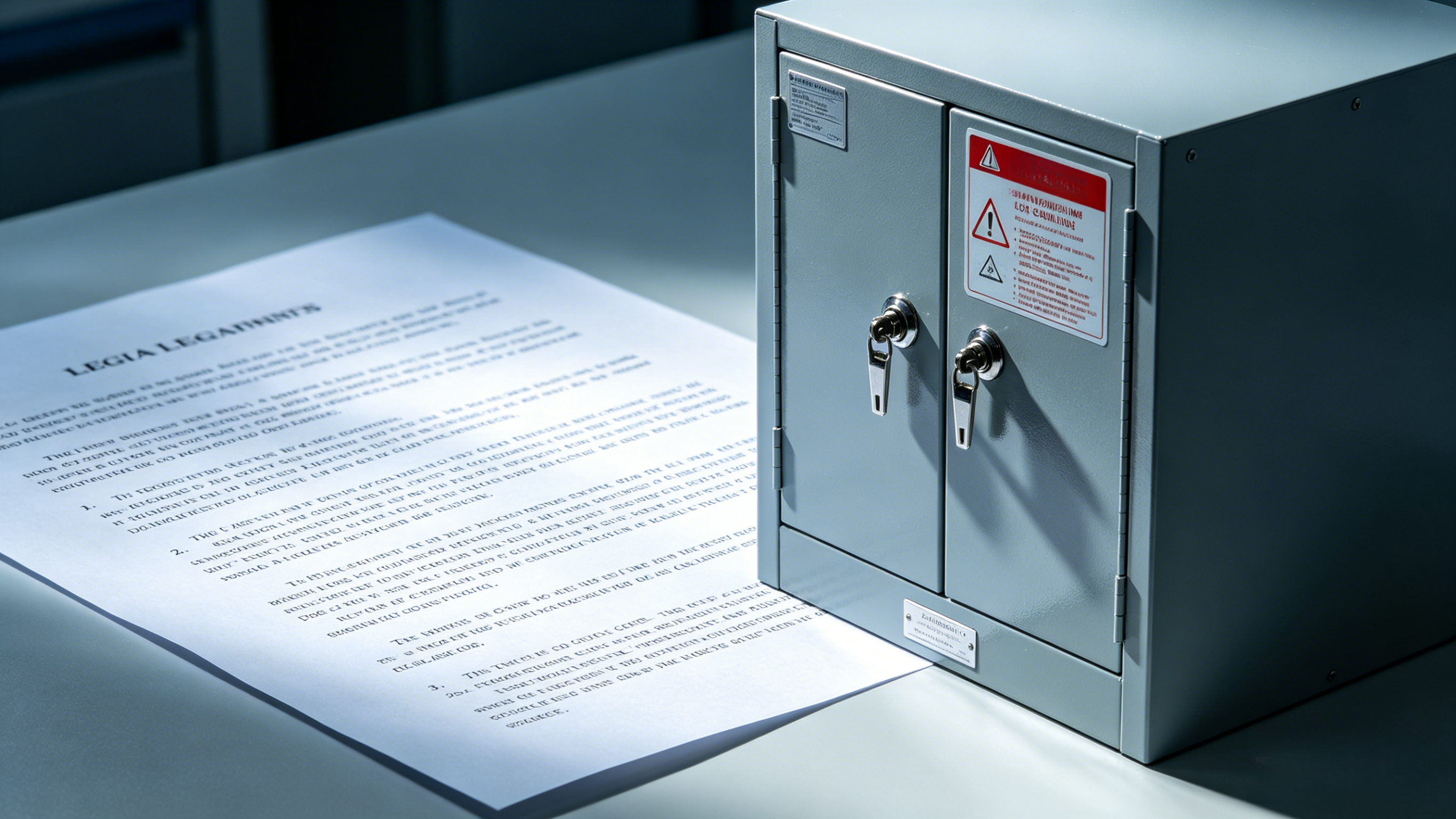 Blog perusahaan terbaru tentang Revised Hazardous Chemical Safety Law: “Dedicated Storage Cabinets” Defined as Statutory Equipment