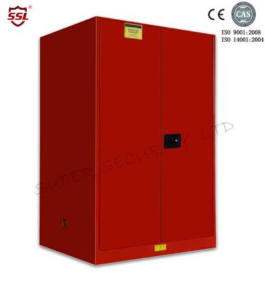 Beli Industrial Chemical Metal Storage Cabinet With Adjustable 2 Shelves , 340l pembuatan online