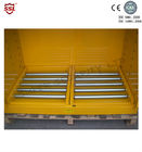Customized Metal Chemical Storage Cabinet Paint Yellow With Leak-Proof Sump &amp; Dual Vents