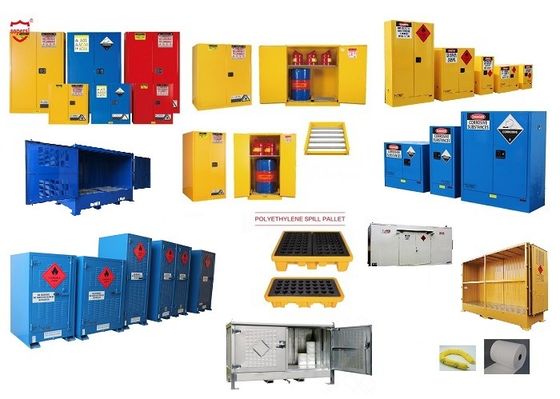 Beli FM Fire Rated Chemical Storage Cabinet with Ventilation and Fireproof Paint for Multiple Compartments pembuatan online