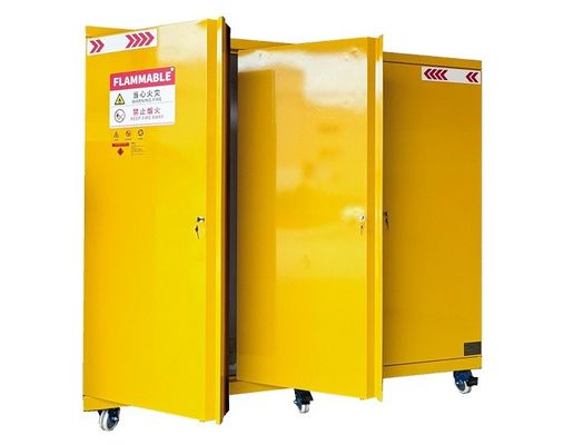 Beli FM Fire Rated Steel Chemical Storage Cabinet with Recessed Handle for Hazardous Materials pembuatan online