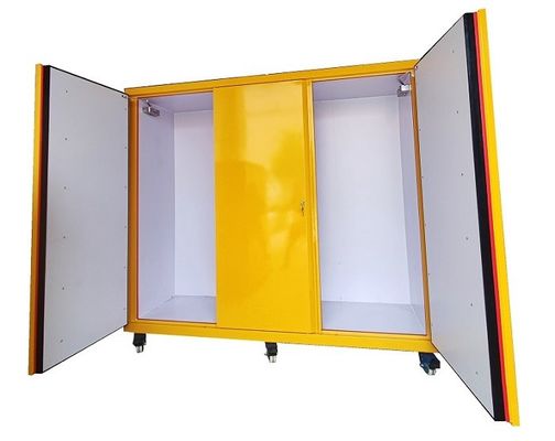 Beli Steel Chemical Storage Cabinet with 3-Point Locking System Fire Proof and Explosion Proof for Secure Chemical Handling pembuatan online