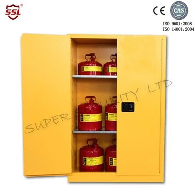Beli Corrosive Flammable Liquid Chemical Storage Cabinet / Commercial Storage Cabinets pembuatan online