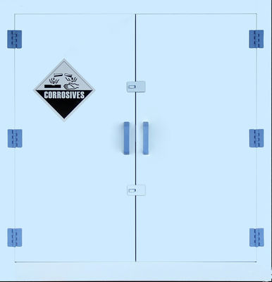 Beli Dual Doors PP Plastics Corrosive Storage Cabinet For 45 Gallon pembuatan online