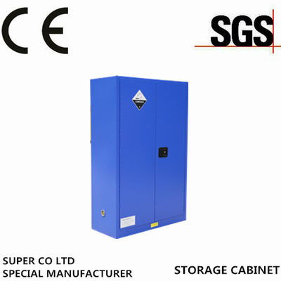 Beli Double Door Corrosive Safety Steel Storage Cabinet Blue For Weak Corrosive Chemicals pembuatan online