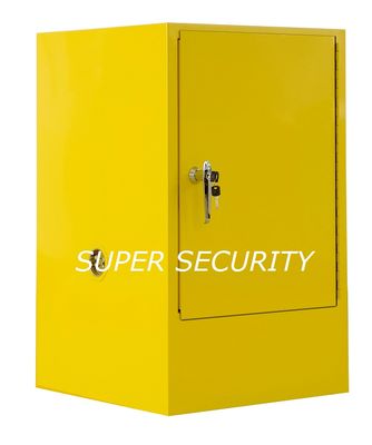 Beli Single Door Red Heavy Duty Steel Flammable Liquid Chemical Storage Cabinets With Doors / 1 Shelf pembuatan online