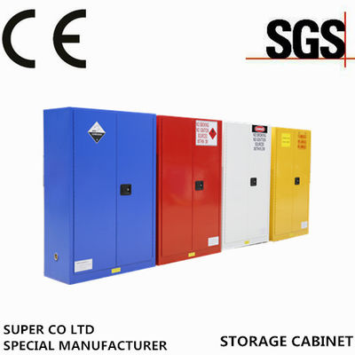 Beli Yellow Powder-coated Chemical Storage Cabinet 15 Gallon Self-locking For Flammable Liquid pembuatan online